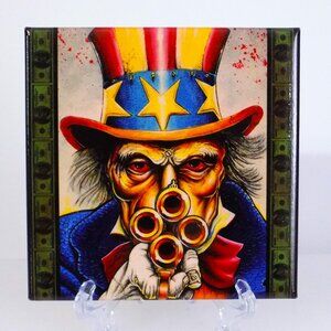 EMEK Pop Art Print Refrigerator Magnet Uncle Sam